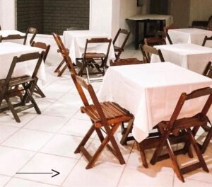 Aluguel de Mesas, Cadeiras e Toalhas para Festas